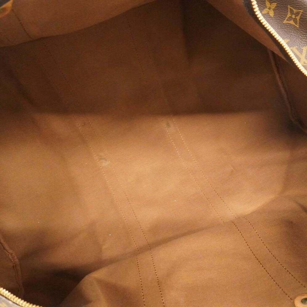 LOUIS VUITTON Authentic Brown Monogram Keepall 55 Boston Bag - Picture 4 of 13